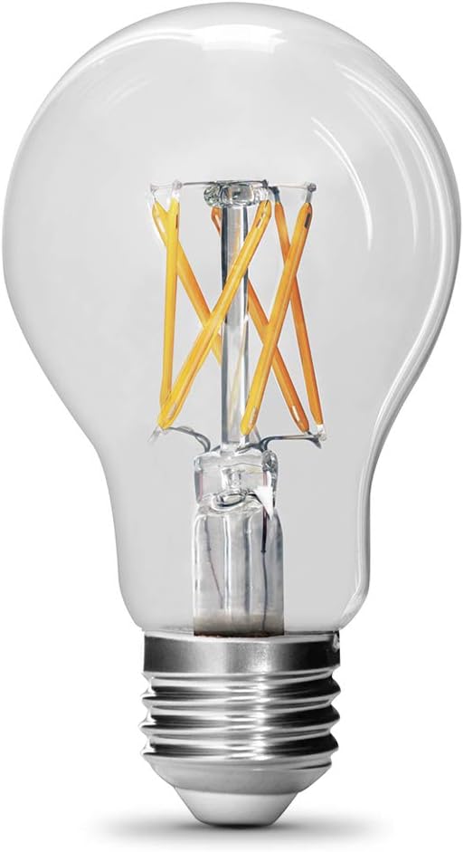 Feit Electric LED A19 Medium Base Light Bulb - 60W Equivalent - 15 Year Life - 810 Lumen - 2700K Soft White - Dimmable | 2-Pack