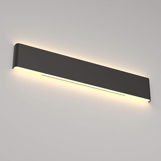 Ralbay 30W Bathroom Light Fixture 32.67 inch Vanity Lights Arm Length Wall Light for Bathroom Dressing Room IP44 Waterproof 3900LM Warm White Light 3000K, Black