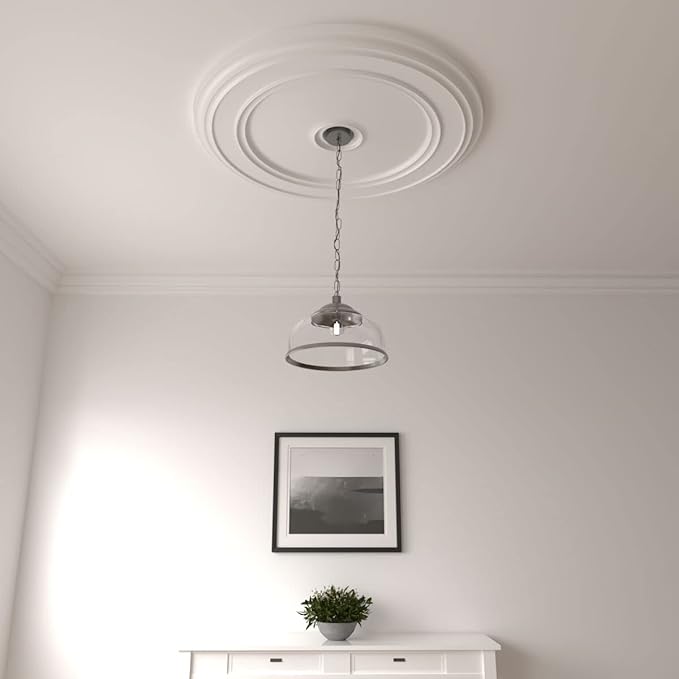 41 1/8"OD x 4"ID x 2 1/8"P Classic Ceiling Medallion (Fits Canopies up to 5 1/2")