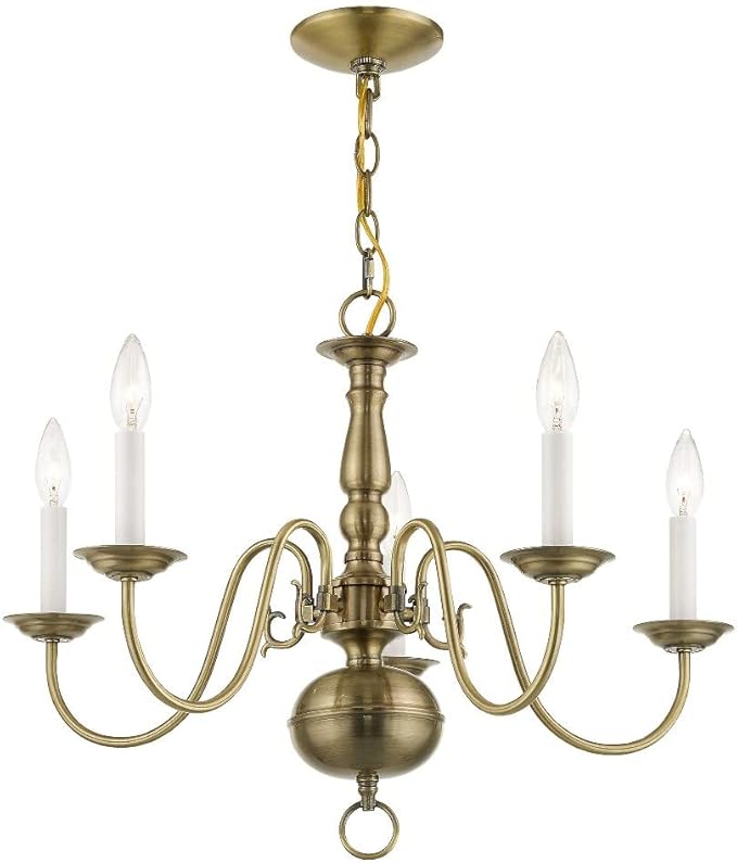 Livex Lighting 5005-07 Williamsburgh Chandelier