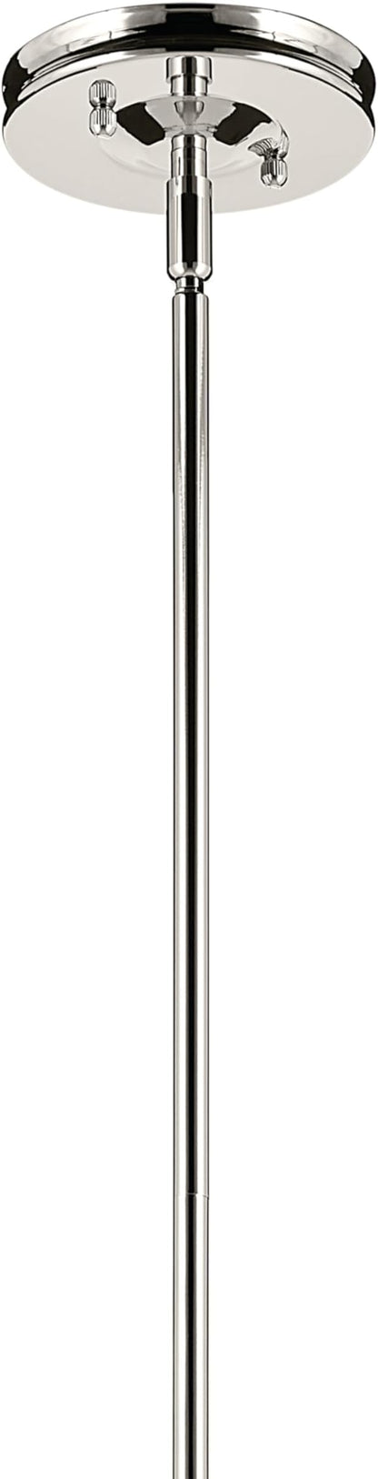 Kichler Larkin 3-Light Linear Pendant Light Fixture with Black Finish for Kitchen Island, Dining Room, and Bedroom Lighting, 42566BK