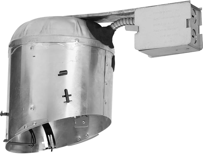 Progress Lighting P806A-R-MD-AT 6" Recessed Slope Ceiling Remodel Non-IC Housing 6" Trim