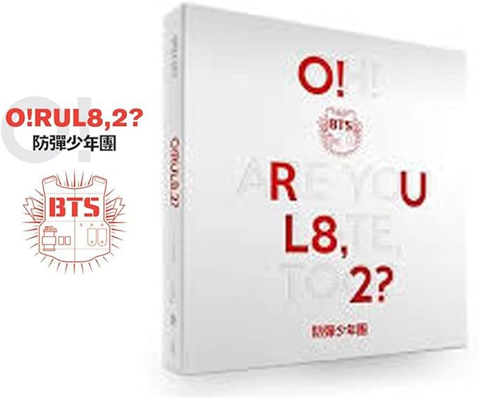 BTS (O!RUL8,2?) 1st Mini Album Bangtan Boys CD+Folded Poster+Photobook+Photocard+Gift (Extra BTS 6Photocards and 1Double-Sided Photocard Set)