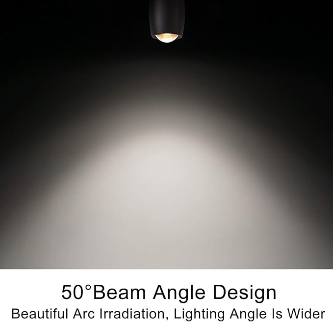 Black Pendant Light for Kitchen Island, LED Dimmable Pendant Light fixtures, Small Modern Industrial Hanging Pendant Light for Over Sink, Bar, Dining Room, Bedside（1-Pack）