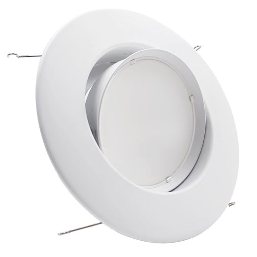 TORCHSTAR Y00NFHE1GY 5-6 Inch Retrofit LED Gimbal Downlight, 1 Pack
