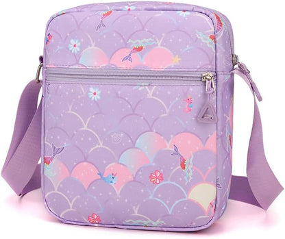 For K-Pop Mini Crossbody Bag - For Korean Idol Shoulder Bag - Cartoon Pattern Design For K-Pop Fans - Purple