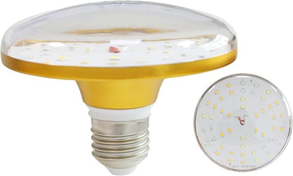 LED Grow Lights for Indoor Plants, Full Spectrum Plant Growing Lamp, E26/E27 10W Grow Light, Red Blue Grow Light for Seeds and Greens