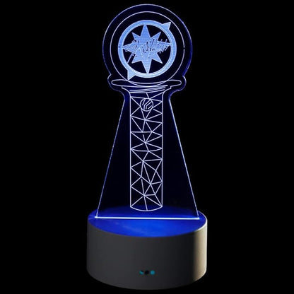 WGEEEY Kpop Stray Kids 16 Colors LED USB Acrylic Night Light with Remote Control for Home Room Decoration