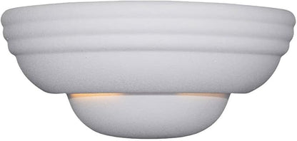 Designers Fountain Value Wall Sconce Light, 5.5 Inch Lighting Fixture for Bedroom, Bathroom and Entryway, White, 6030-WH