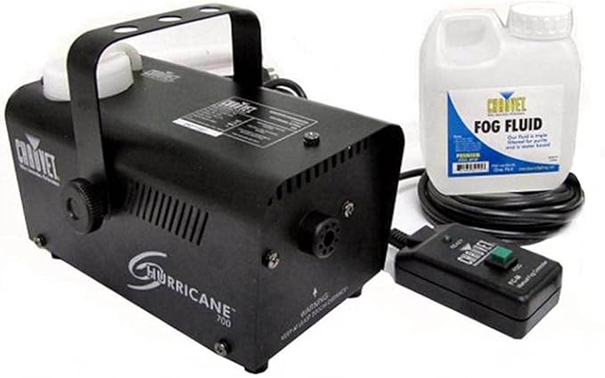 Chauvet Lighting Chauvet DJ 700 Hurricane Fog Machine, Black (H700)