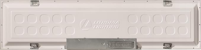 Lithonia Lighting CPX 1x4 LED Flat Panel Light, 1 Ft. x 4 Ft. LED Light Panel, Ceiling Lighting Fixture, 2500/3200/4000 Adjustable Lumens, 3500K/4000K/5000K Switchable CCT, Smooth Satin Lens (4-Pack)