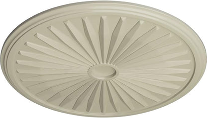 Ekena Millwork Leandros Ceiling Medallion, Clear Yellow