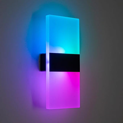 Wall Sconce, LED Wall Lights for Room Decor, Battery Operated Wall Sconce, Remote Control, Dimmable, Rechargeable, Small Night Lights for Hallway Stairway Porch Closet