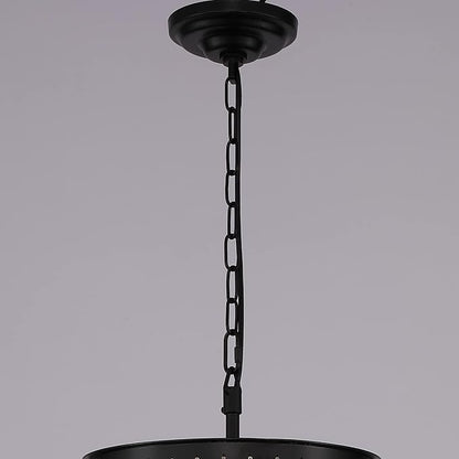 Black Modern Crystal Chandelier Pendant Ceiling Lights Chandeliers Lighting Fixture for Dining Living Room Foyer Hallway 13-Lights (Dia 24 Inch)