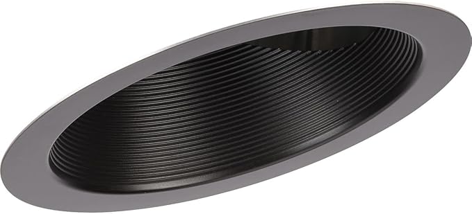 Progress Lighting P806008-020 6" Recessed Sloped Ceiling Step Baffle Trim Antique Bronze 6" Housing (P605A Series)