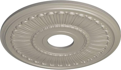 Ekena Millwork CM16MLPWS 16"OD X 3 5/8"ID X 3/4"P Melonie Ceiling Medallion Fits Canopies Up to 6 3/8", Pearl White