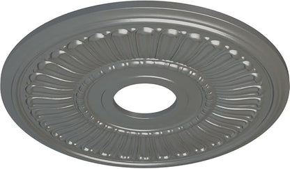 Ekena Millwork CM16MLSLS 16" x 3-5/8" x 3/4" Melonie Ceiling Medallion, Silver