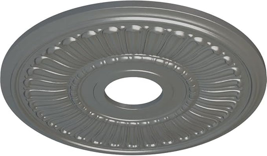 Ekena Millwork CM16MLSLS 16" x 3-5/8" x 3/4" Melonie Ceiling Medallion, Silver
