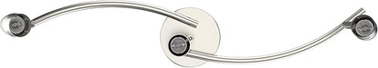 Track Lighting, Modern 3-Light Decorative Brushed Steel Flush Mount Ceiling Light Fixture, GU10 Pivot Heads, Adjustable Arms Directional Ceiling Spotlight Over Kitchen Sink, 28 Inch