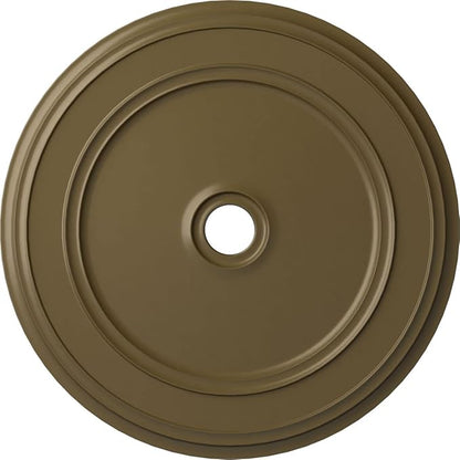 Ekena Millwork CM41CLMMF Classic Ceiling Medallion, Mississippi Mud, 41 1/8"OD x 4"ID x 2 1/8"P