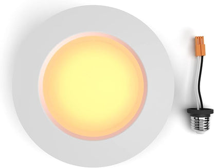 LIFX SuperColor 5-6" Smart Downlight Retrofit, 800 Lumens, CRI 90, Compatible with Alexa, Apple Homekit, SmartThings, Fits existing 5-6” Recessed Can Lights, LXDL6CUS