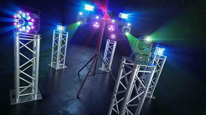 Low-profile, high-output tri-color (RGB) LED Par compatible with ILS