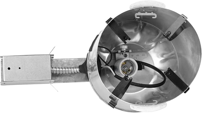 Progress Lighting P806A-R-MD-AT 6" Recessed Slope Ceiling Remodel Non-IC Housing 6" Trim