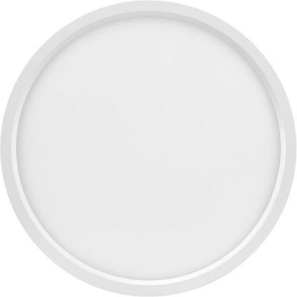 Maxxima 7 in. LED Flush Mount Ceiling Light Fixture - 900 Lumens, 5 CCT 2700K-5000K, Round Color Selectable Panel Light, Dimmable, Recessed Can or J-Box Install, Suitable for Bathroom or Shower