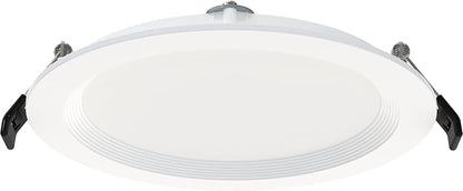 RAB Lighting WFRL-Field-Adjustable Edge-Lit LED Downlight-Canless Wafer Design-Black/White Trim-5CCT Selectable 2700K-5000K-90 CRI-Wet Rated/Dimmable for Modern Ceilings (WFR34-6B/BP - 12 Pack)