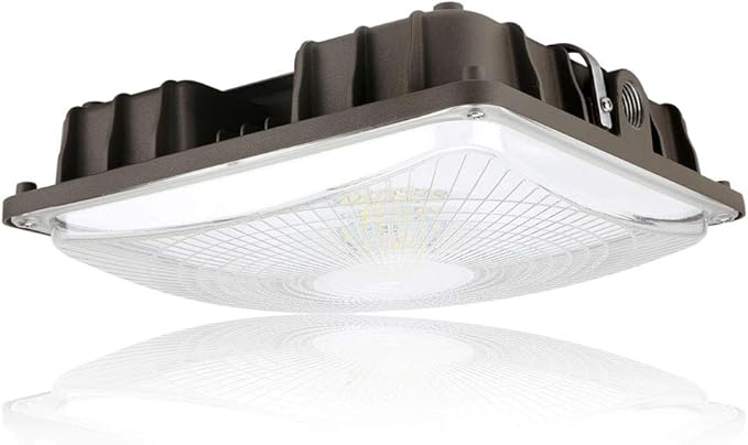 Konlite - 40W (5450LM) Residential & Commercial Indoor & Outdoor Lights for Shops, Garages & More, Outdoor Light Fixture, UL, Dark Bronze