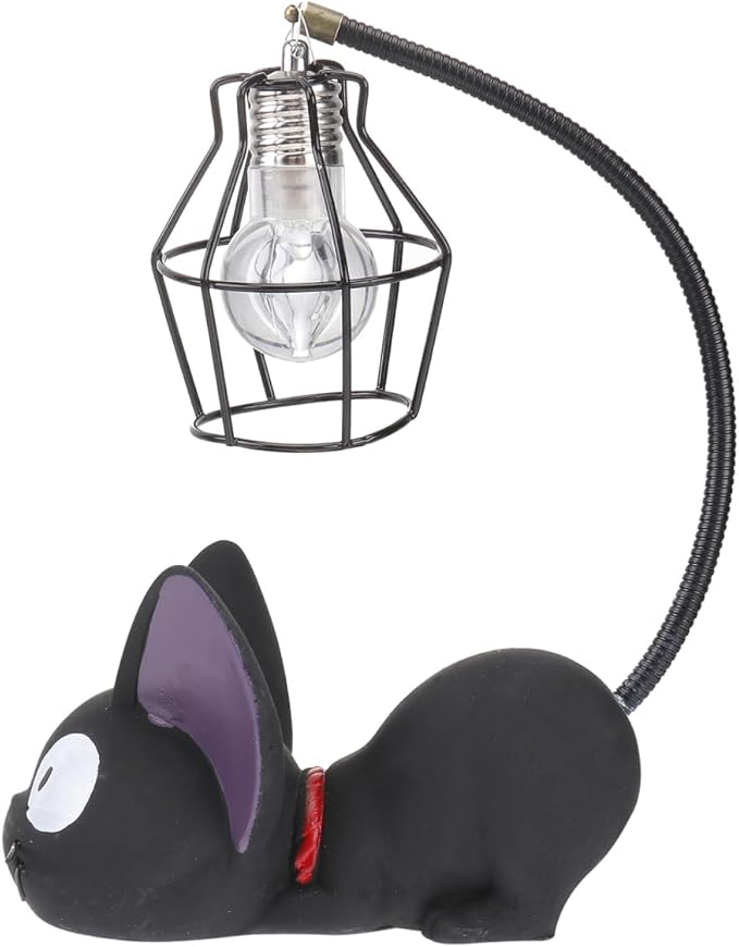 Resin Cat Design lamp Creative Night Light Desk Lamp with Iron Wire Lampshade – Creative Cat Table for Bedroom, Living Room, or Bedside (3.1 x 4.7 x 6.7 Inches)
