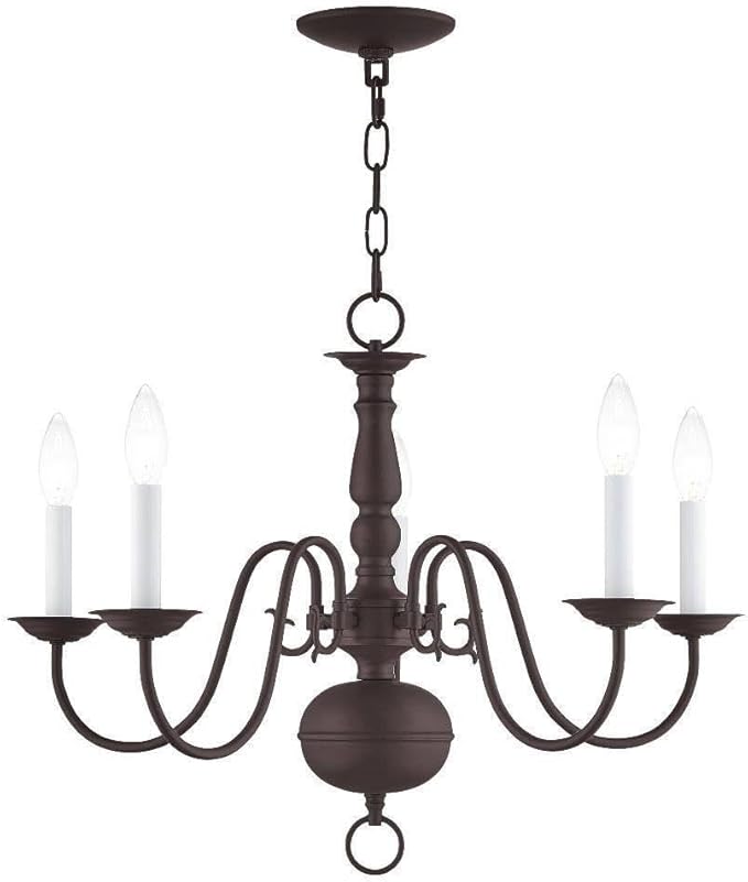 Livex Lighting 5005-07 Williamsburgh Chandelier