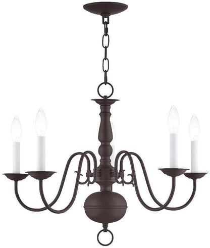 Livex Lighting 5005-07 Williamsburgh Chandelier
