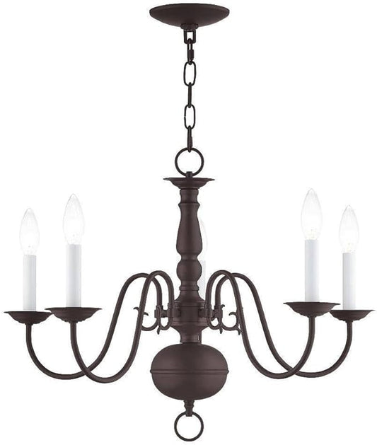 Livex Lighting 5005-07 Williamsburgh Chandelier