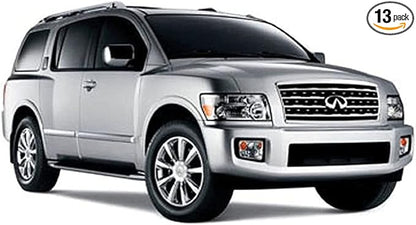 XtremeVision Interior LED for Infiniti QX56 2004-2010 (13 Pieces) Cool White Interior LED Kit + Installation Tool