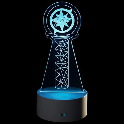 WGEEEY Kpop Stray Kids 16 Colors LED USB Acrylic Night Light with Remote Control for Home Room Decoration