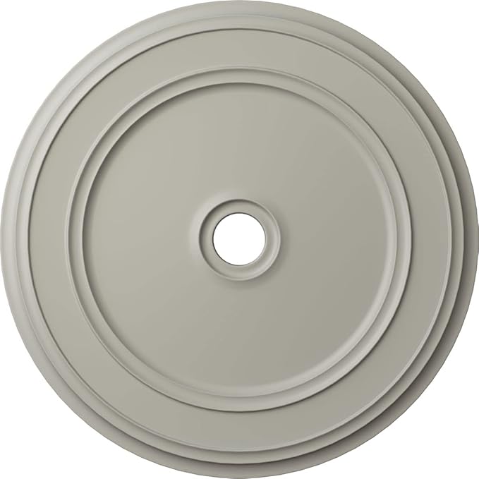41 1/8"OD x 4"ID x 2 1/8"P Classic Ceiling Medallion (Fits Canopies up to 5 1/2"), Hand-Painted Pot of Cream