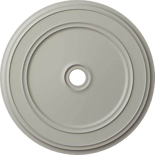41 1/8"OD x 4"ID x 2 1/8"P Classic Ceiling Medallion (Fits Canopies up to 5 1/2"), Hand-Painted Pot of Cream