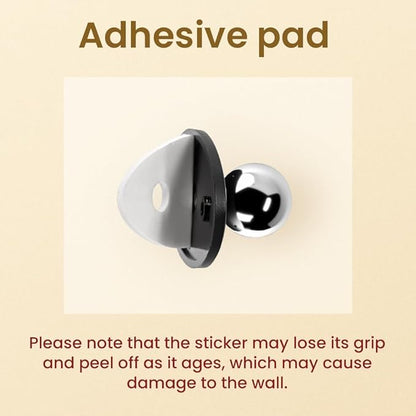 Wall Mounted Lamp LED Wall Lights with Rechargeable Battery Operated, 3 Color Temperatures & 3 Brightness Levels 360°Rotate Magnetic Ball, Cordless Sconces for Reading Bedroom Bedside,Black-2 Pack