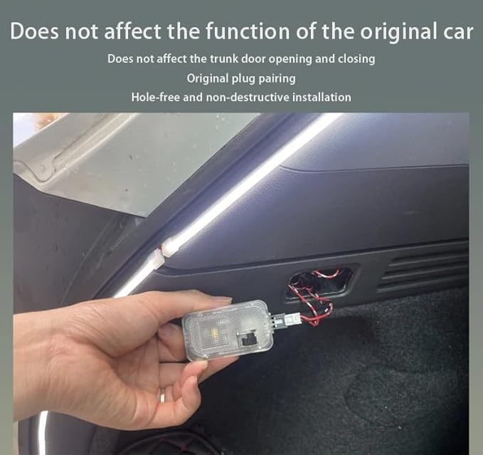 Trunk Light Strip Compatible with 2015-2025 Jeep Renegade Waterproof Silicone Trunk LED Light, White (6000K)