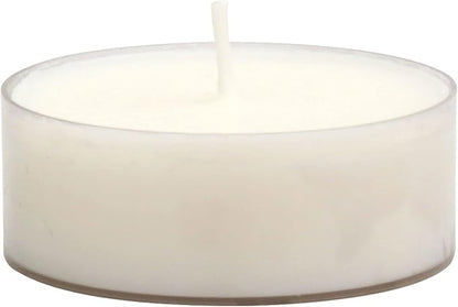 Stonebriar 40 Pack Unscented Mega Oversized Clear Cup Tea Light Candles with 9 Hour Extended Burn Time