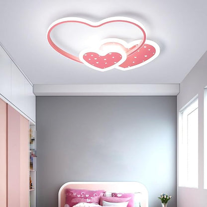 Led Modern Ceiling Light Fixture Kids Room Flush Mount Dimmable Ceiling Lights with Remote Cartoon Ceiling Lamp for Girl Boy Baby Living Room Bathroom Kitchen
