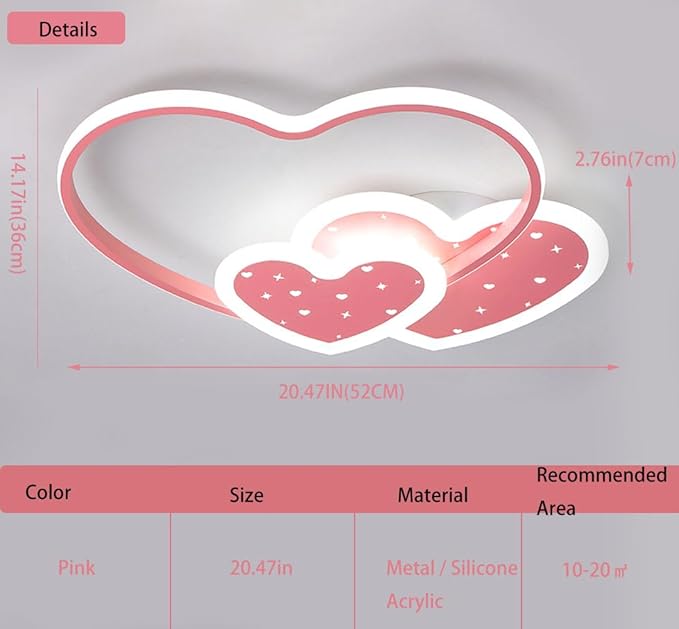 Led Modern Ceiling Light Fixture Kids Room Flush Mount Dimmable Ceiling Lights with Remote Cartoon Ceiling Lamp for Girl Boy Baby Living Room Bathroom Kitchen