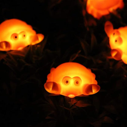 Crab String Lights,5ft/1.5M 10 LEDs Battery Powered Cute Animal String Lights for Home Party,Children Bedroom,Children Room,Library or Any Kids Party Decoration.