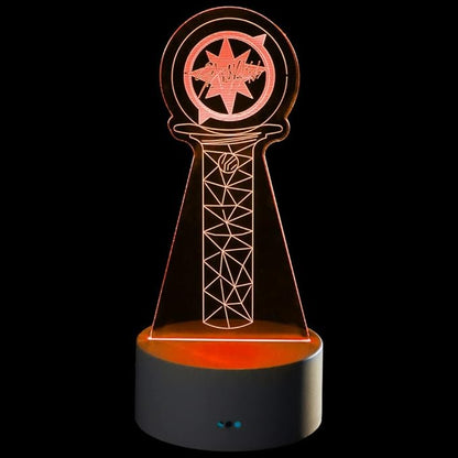 WGEEEY Kpop Stray Kids 16 Colors LED USB Acrylic Night Light with Remote Control for Home Room Decoration