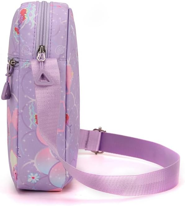For K-Pop Mini Crossbody Bag - For Korean Idol Shoulder Bag - Cartoon Pattern Design For K-Pop Fans - Purple
