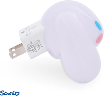 Ukonic Sanrio Cinnamoroll Face Plug-in Nightlight, LED Mood Light