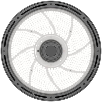 Lithonia Lighting REBL Round High Bay LED Light, 24,000/27,000/30,000 Adjustable Lumen Output, 3500K/4000K/5000K Switchable White Color Temperature, Work Light, UVOLT 120-347V, 14.6" x 7.7", Bronze