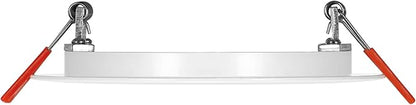 GLOBE Electric 91119 4" Ultra Slim LED Integrated Recessed Lighting Kit, 540 Lumens Each, 9 Watts, Energy Star, IC Rated, Dimmable, Wet Rated, White, 4.25" Hole Size, Bathroom Lights | (Pack of 12)