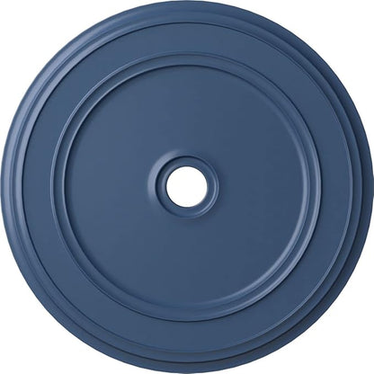 41 1/8"OD x 4"ID x 2 1/8"P Classic Ceiling Medallion (Fits Canopies up to 5 1/2"), Hand-Painted Americana